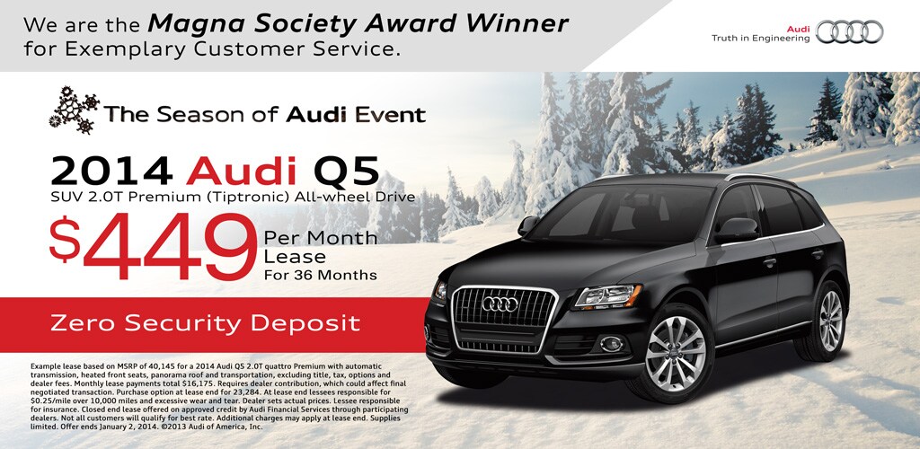Audi q5 lease special
